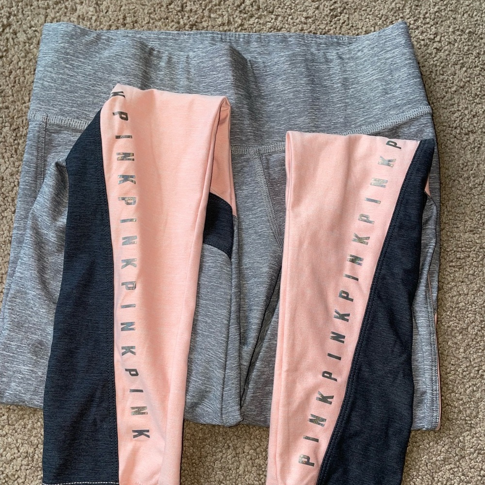 Pink yoga leggings